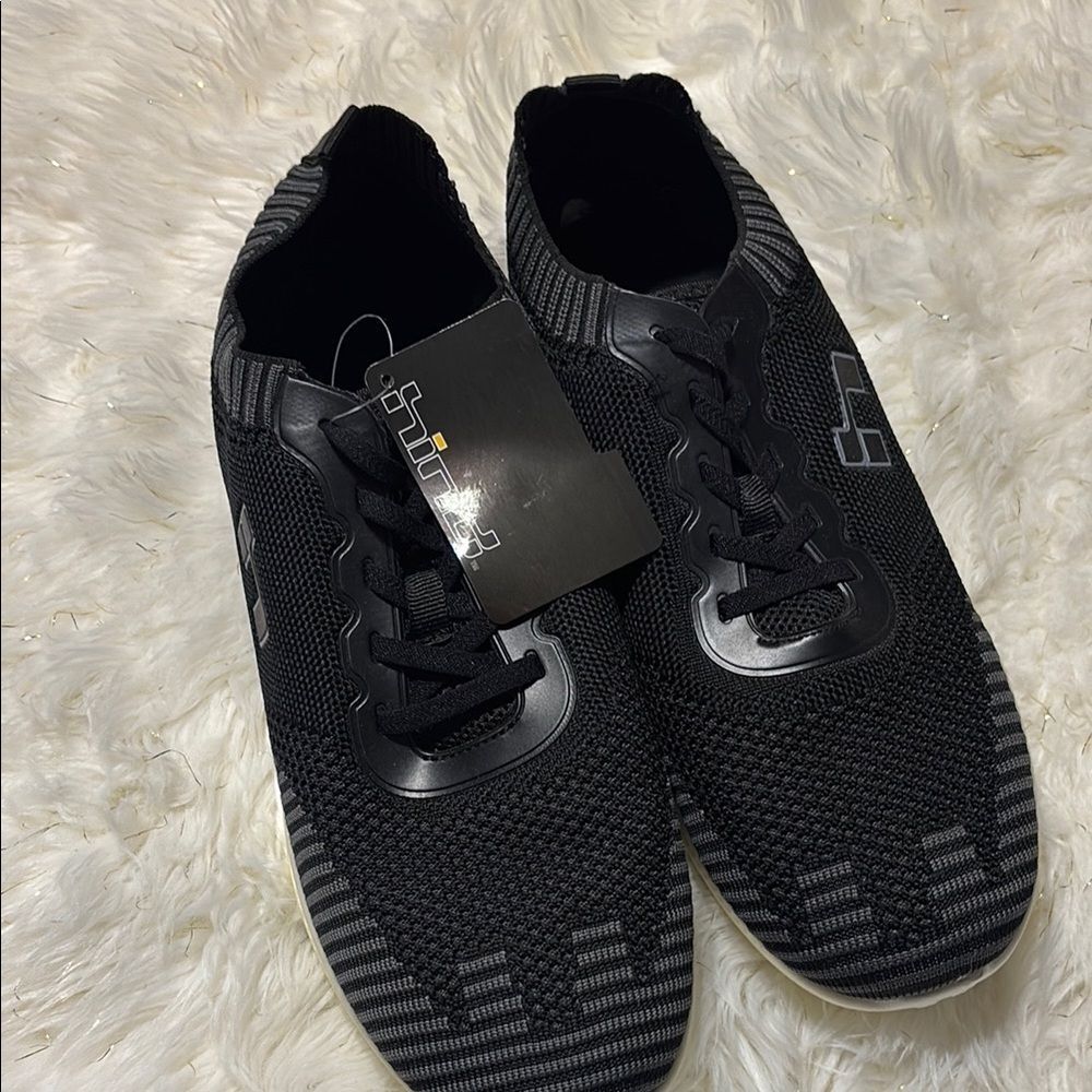 Hind Black Sneakers Mesh Slip-On Design NWT